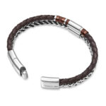 Ανδρικό βραχιόλι Cerruti Alto Brown