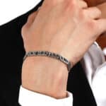 Ανδρικό Βραχιόλι Maserati JM124AVD34 Silver