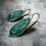 Σκουλαρίκια Chroma Folegandros Green