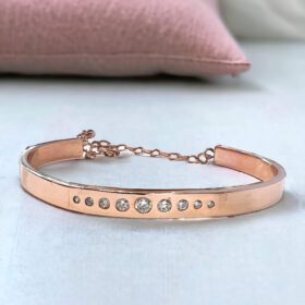 Ασημένιο Βραχιόλι Shine Rose Gold