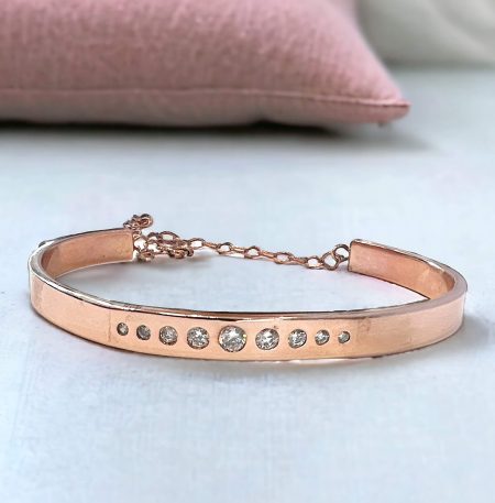 Ασημένιο Βραχιόλι Shine Rose Gold