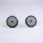 Ασημένια Σκουλαρίκια Crystal Glimmer Rounds Silver