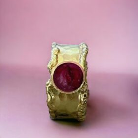 Ανοιγόμενο δαχτυλίδι Chroma Maroon Velvet