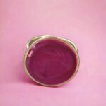 Ανοιγόμενο δαχτυλίδι Round Maroon