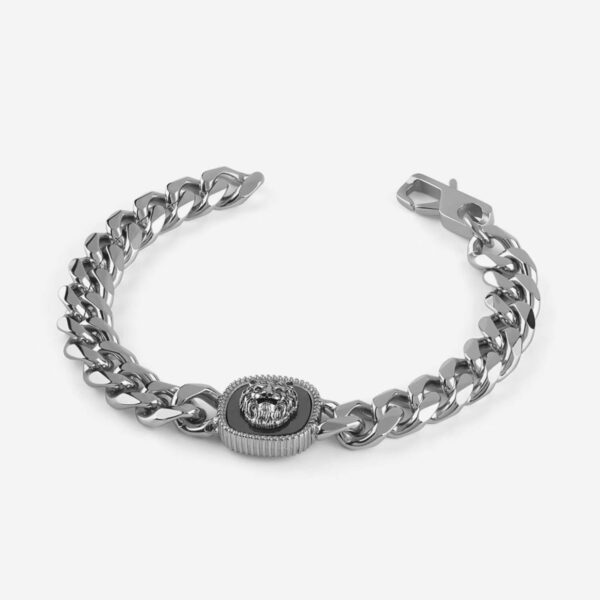 Βραχιόλι Guess Lion King Silver