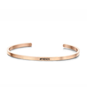 Ατσάλινο Βραχιόλι Friends Rose Gold