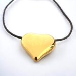 Γυναικείο Κολιέ Peebls Large Heart Gold