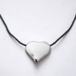 Γυναικείο Κολιέ Peebls Large Heart Silver