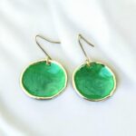 Σκουλαρίκια Chroma Nisiros Green