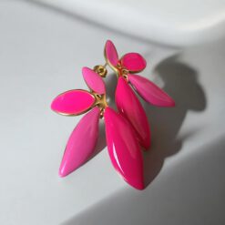 Σκουλαρίκια Peebls Fuchsia Flowers