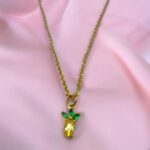 Κολιέ Peebls Color Pineapple Gold