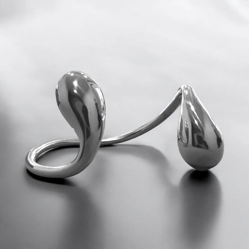 Βραχιόλι Peebls Fluid Steel Silver