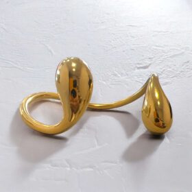 Βραχιόλι Peebls Fluid Steel Gold