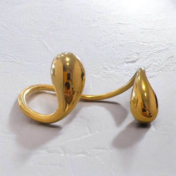 Βραχιόλι Peebls Fluid Steel Gold
