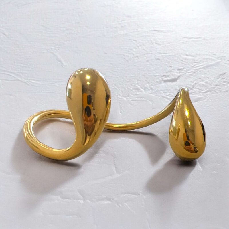 Βραχιόλι Peebls Fluid Steel Gold