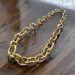 Κολιέ Peebls Oval Chain Gold