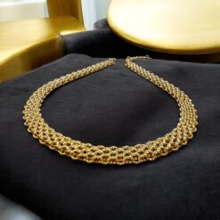 Κολιέ Peebls Triple Flat Chain Gold