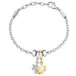 Ατσάλινο Βραχιόλι Morellato Puzzle Game Silver - Gold