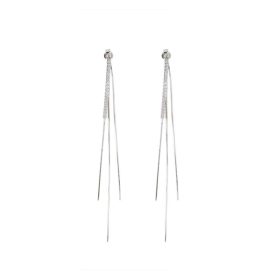 Σκουλαρίκια Raindrop Silver από ασήμι 925