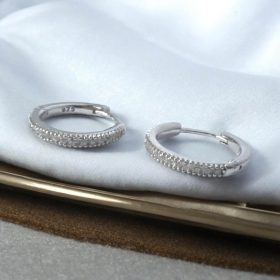 Σκουλαρίκια Tiny Hoops Silver από ασήμι 925