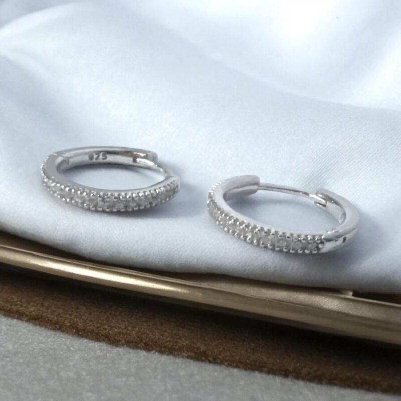 Σκουλαρίκια Tiny Hoops Silver από ασήμι 925