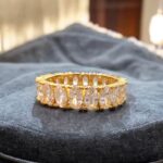 Δαχτυλίδι Radiant Gold από ασήμι 925