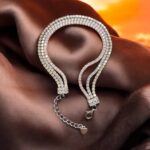 Βραχιόλι Tricolor Sparkle Bracelet από ασήμι 925