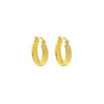 Σκουλαρίκια Elegance Gold από ασήμι 925