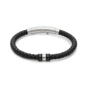 Ανδρικό Δερμάτινο Βραχιόλι Visetti 41C-BR260BS Black