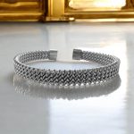 Ατσάλινο Βραχιόλι Peebls Knitted Metal Silver