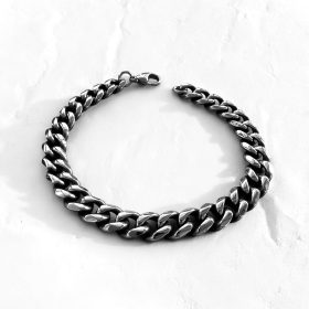Ατσάλινο Βραχιόλι Peebls Machine Chain Dark Grey