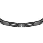 Ανδρικό Βραχιόλι Maserati JM223ATZ21 Ceramic All Black