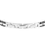 Ανδρικό Βραχιόλι Maserati JM424AXU01 Ceramic Silver - Black - Gold