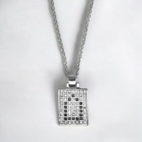 Κολιέ Boxed Letter Δ Silver από ασήμι 925