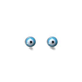 Σκουλαρίκια Tiny Round Eyes από ασήμι 925