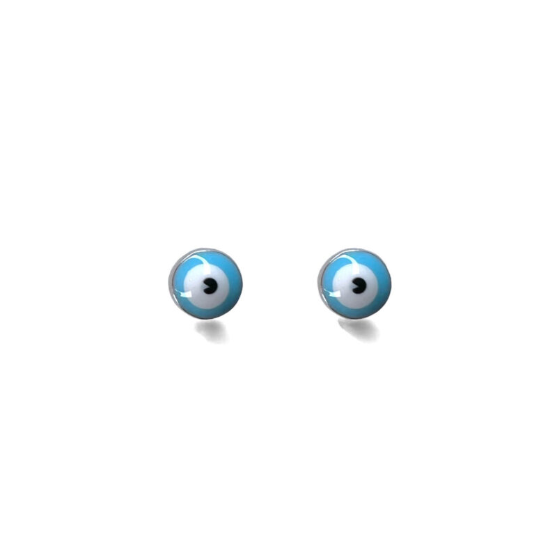 Σκουλαρίκια Tiny Round Eyes από ασήμι 925
