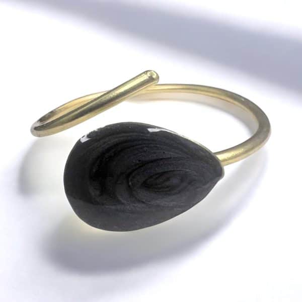 Βραχιόλι Chroma Black Leaf
