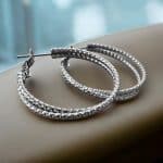 Ατσάλινα Σκουλαρίκια Peebls Orbit Loops Silver