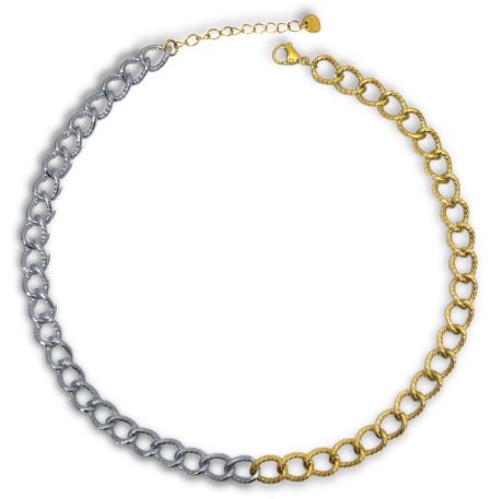 Κολιέ Peebls Two Tone Matte Chain