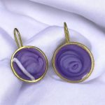 Σκουλαρίκια Chroma Horizon Loop Purple