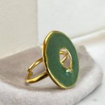 Δαχτυλίδι Chroma Sunset Petals Green