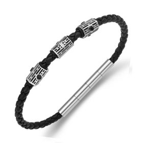 Ανδρικό βραχιόλι Cerruti Adriano Black