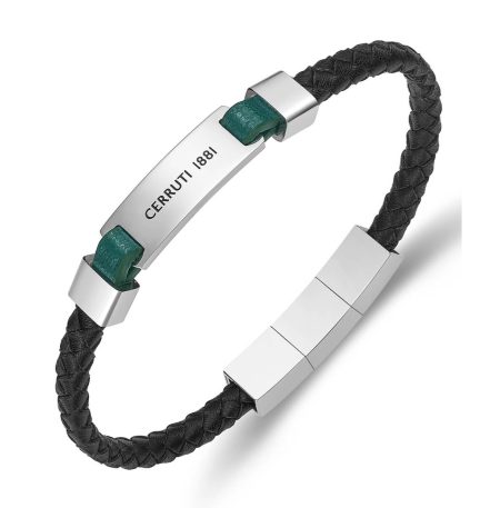 Ανδρικό βραχιόλι Cerruti Alessandro Black Green