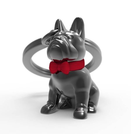 Metalmorphose Μπρελόκ Bulldog Red Bowtie
