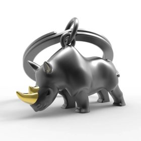 Metalmorphose Μπρελόκ Rhino Black