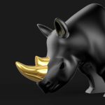 Metalmorphose Μπρελόκ Rhino Black