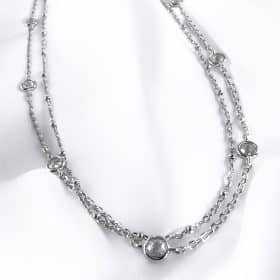 Κολιέ Crystal Vein Silver από ασήμι 925