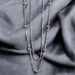 Κολιέ Crystal Vein Silver από ασήμι 925 - Image 3