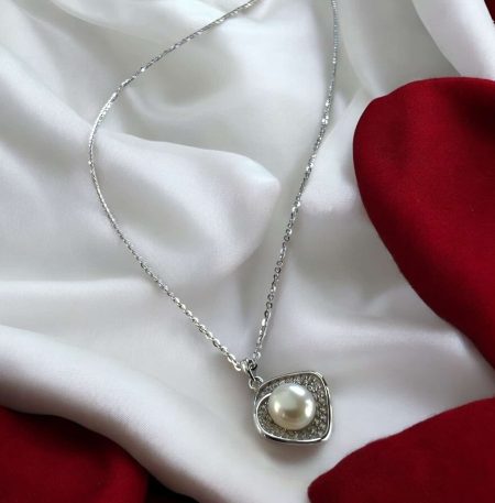 Κολιέ Mirror of the Moon από ασήμι 925
