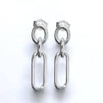 Σκουλαρίκια Nocturne Charm Silver από ασήμι 925